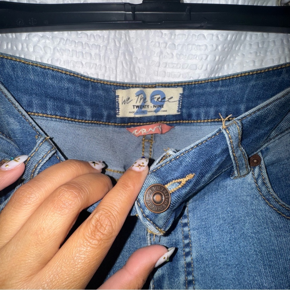 Free people we the free crvy medium wash jegging 29 - Picture 2 of 4